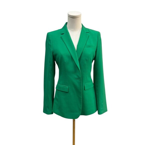 Banana Republic Jackets & Blazers - Banana Republic Green Tailored One-Button Blazer Size 4 EUC